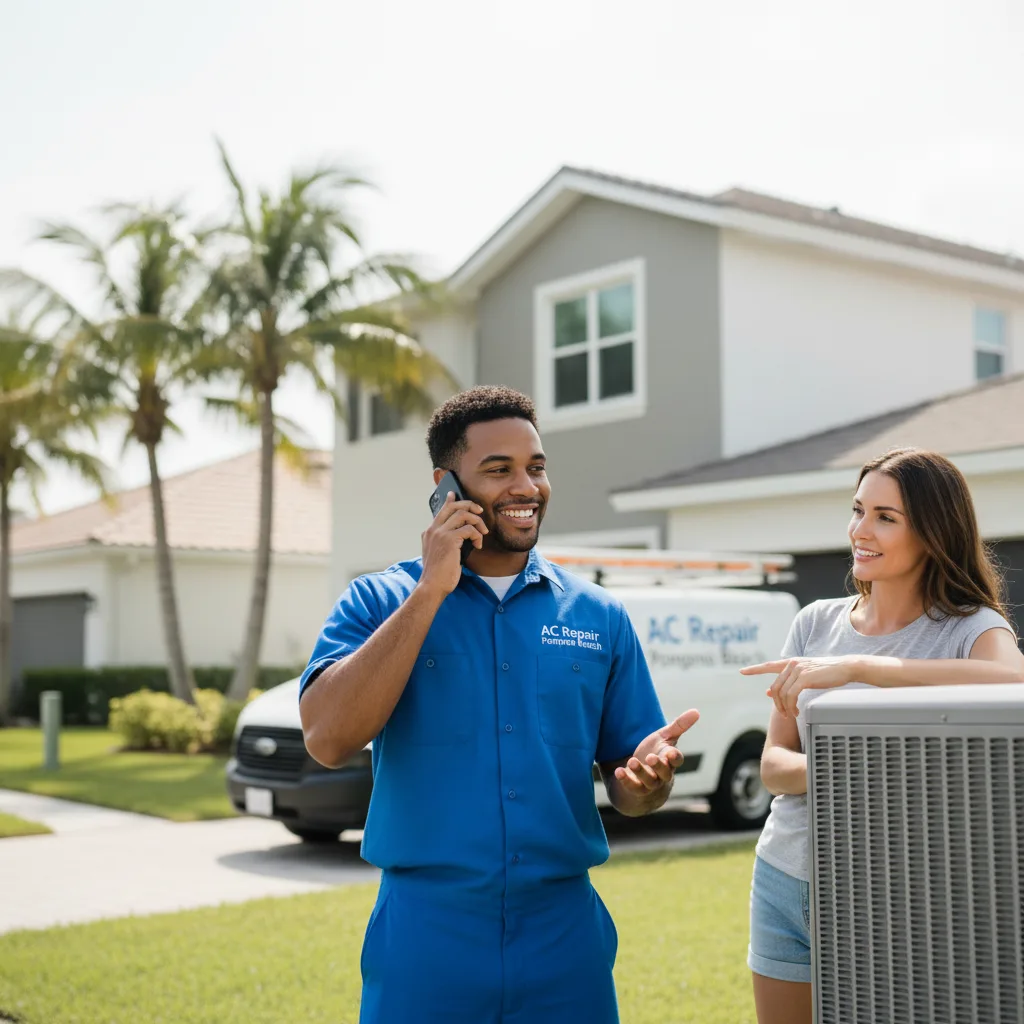 AC Repair Pompano Beach customer support in Ossian